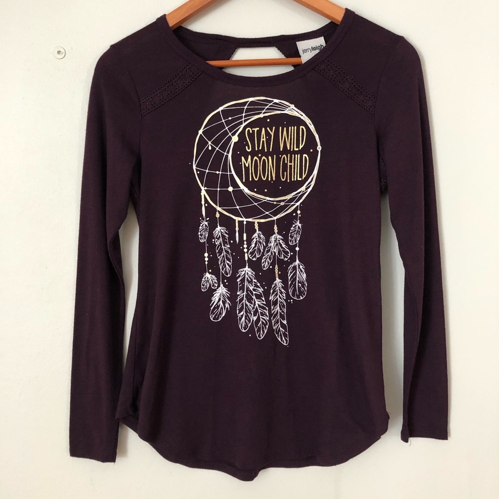 🌻 Stay Wild Child Long Sleeve Boho Shirt